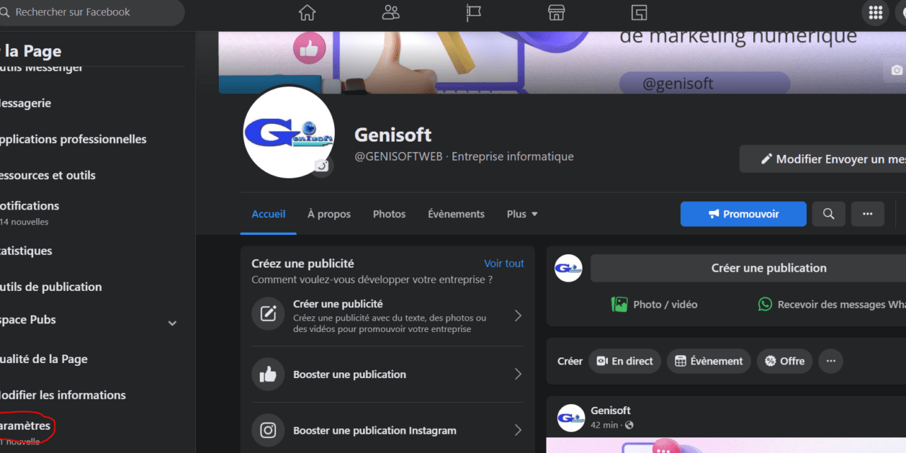 Ajouter Messenger Facebook à son site web