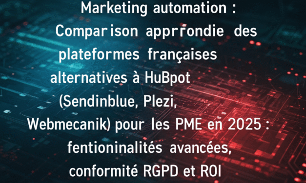 Marketing Automation : Alternatives Françaises à HubSpot pour les PME en 2025